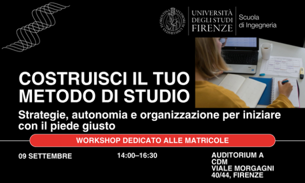 Costruisci il tuo metodo di studio.